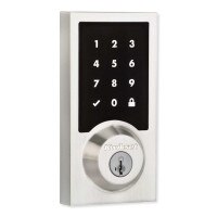 Kwikset SmartCode 916 Series Z-Wave Plus Contemporary Touchscreen Electronic Deadbolt, Satin Nickel